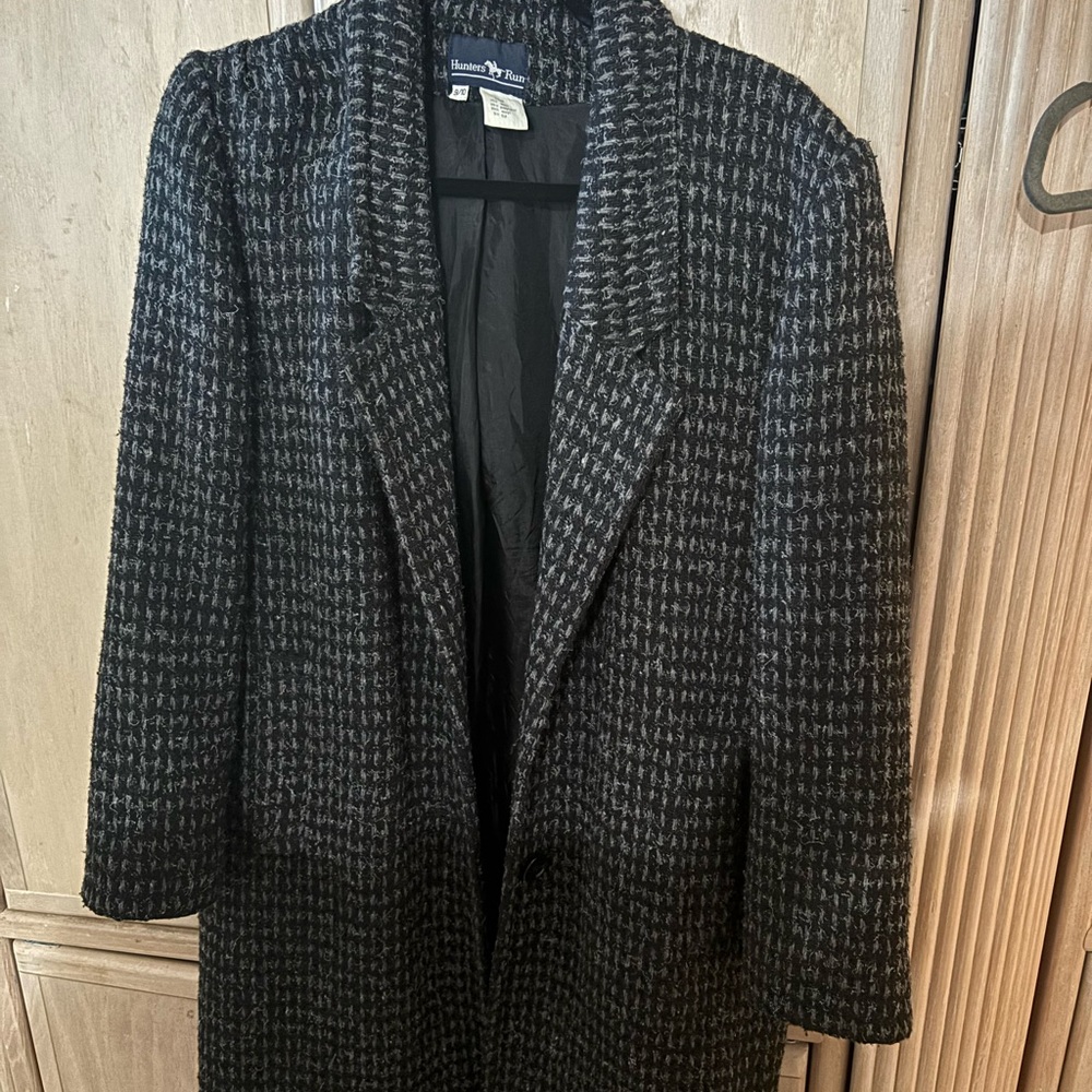 Hunter Black and Gray pea coat